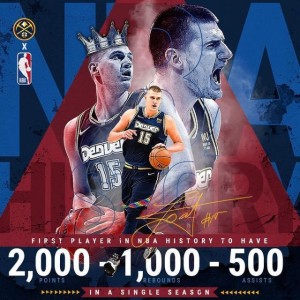 星空-约基奇一场打出两大纪录，就这样还拿不到MVP？